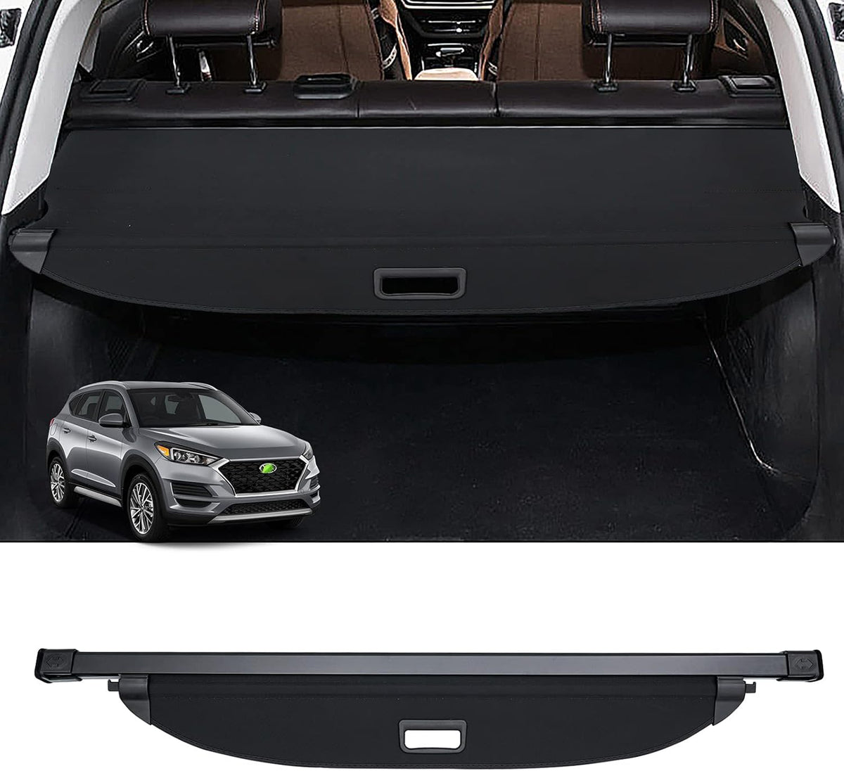 Cargo Cover Trunk Security Shade Black I4427