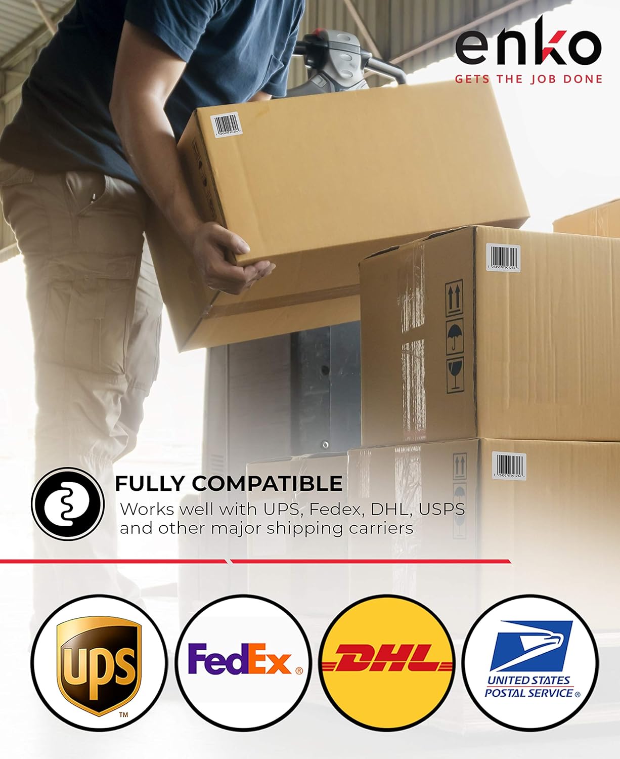 4 x 6 Direct Thermal Address & Shipping Labels H350817