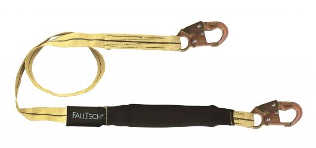 6 ft Single Leg Lanyard with 2 Snap Hooks E88333