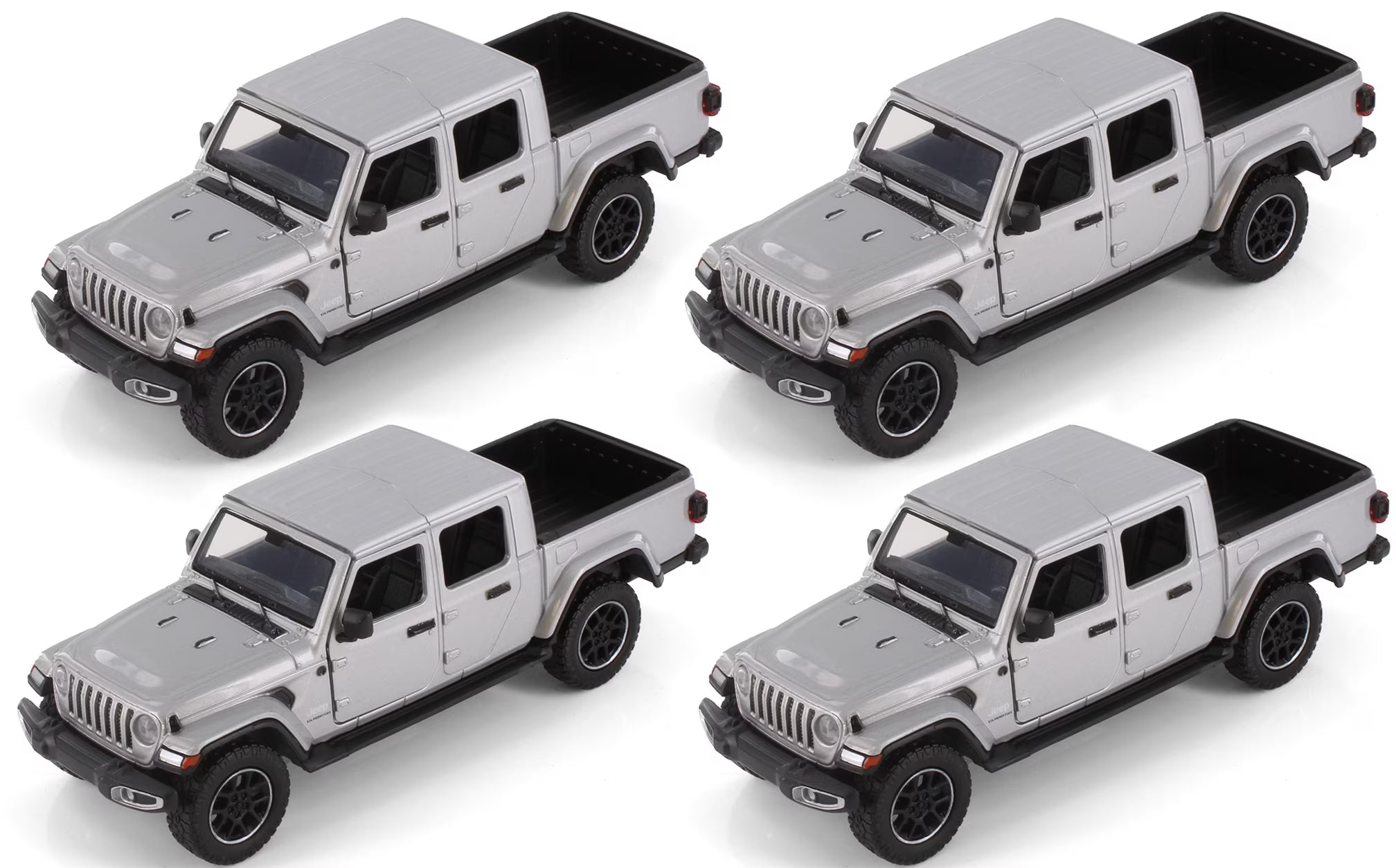 1/27 Scale Set of 4 Pickup Trucks H378318