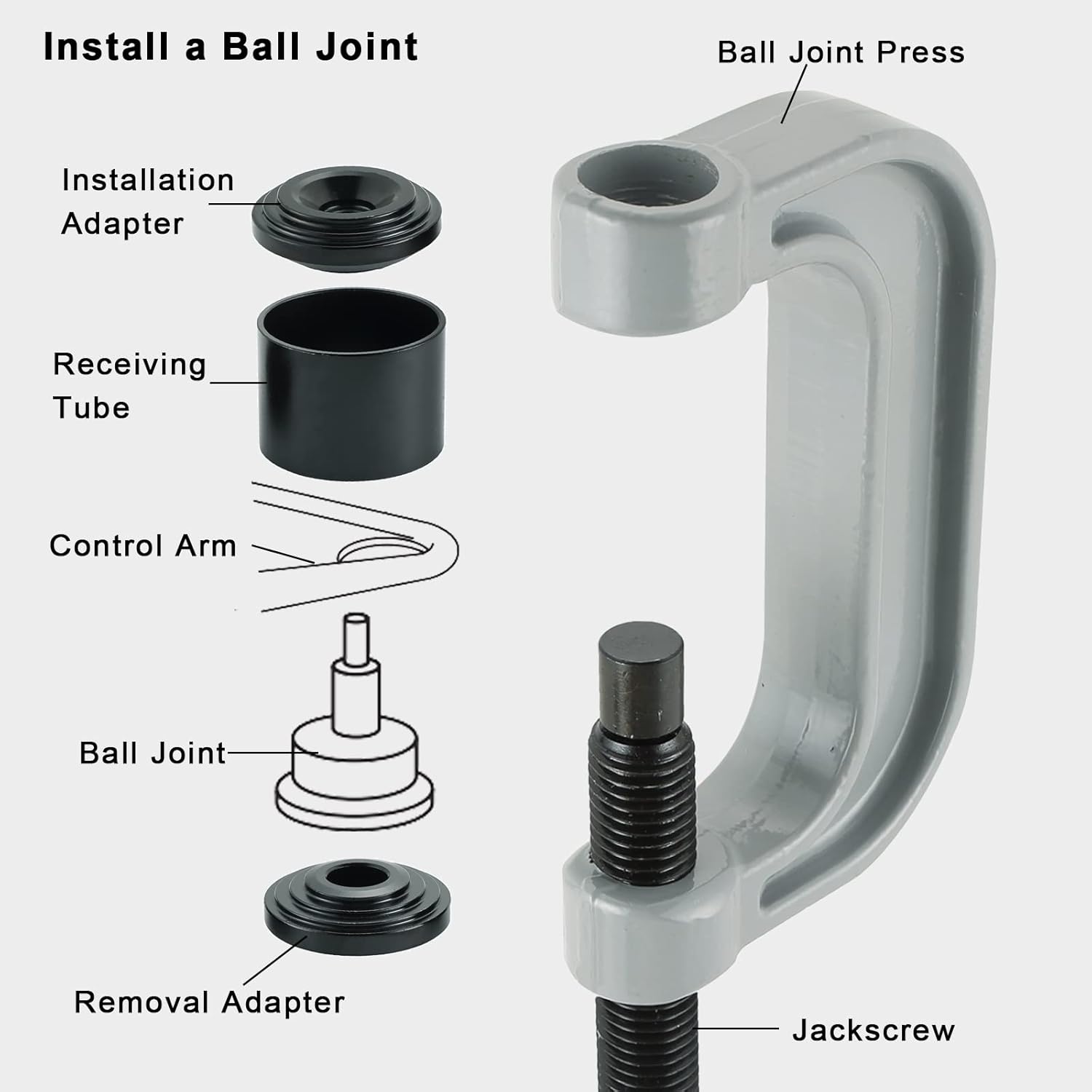 4 in1 Ball Joint Service Auto Tool Kit Pack of 2 A984445