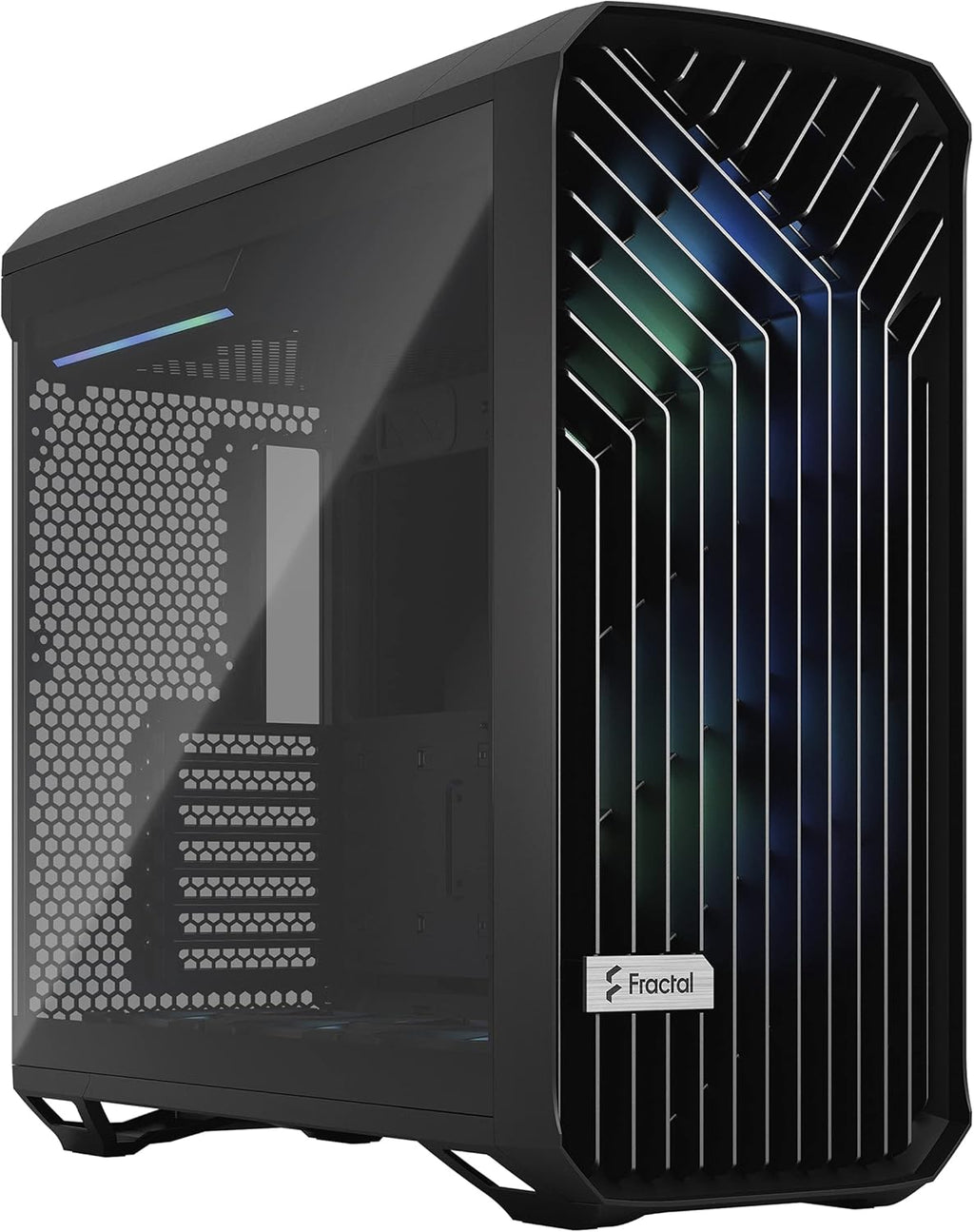 Gray Mid Tower Computer Case H5241
