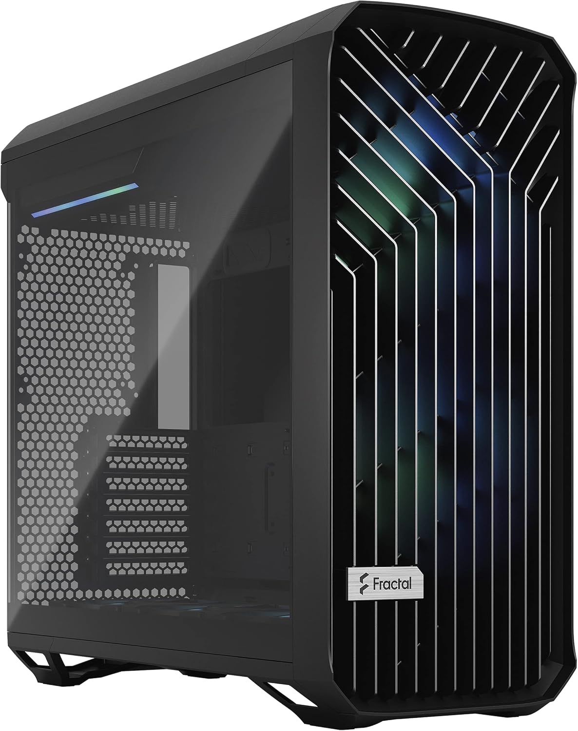 Gray Mid Tower Computer Case H5241