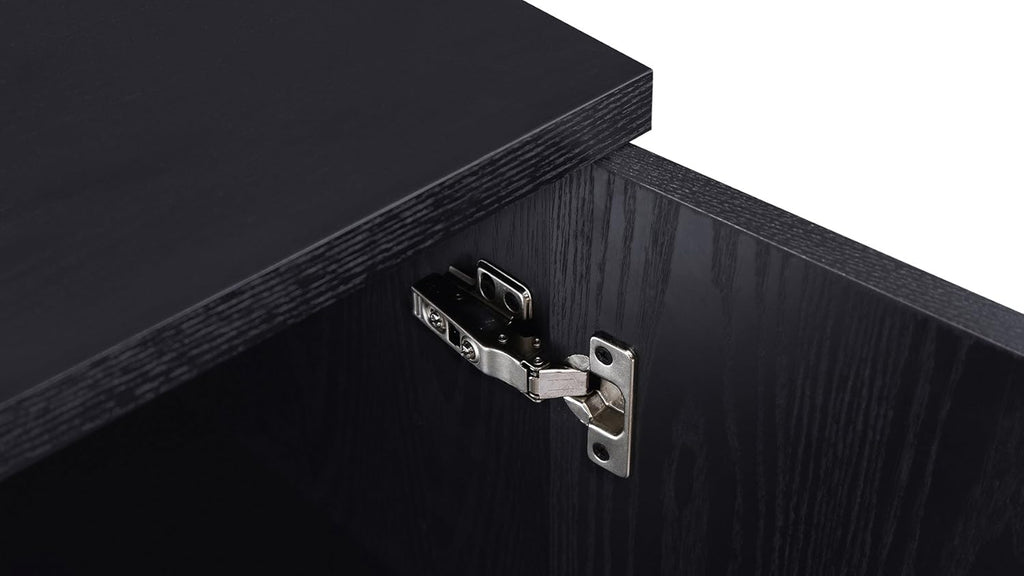 Black Oak 2 Door Storage Printer Cabinet X112877