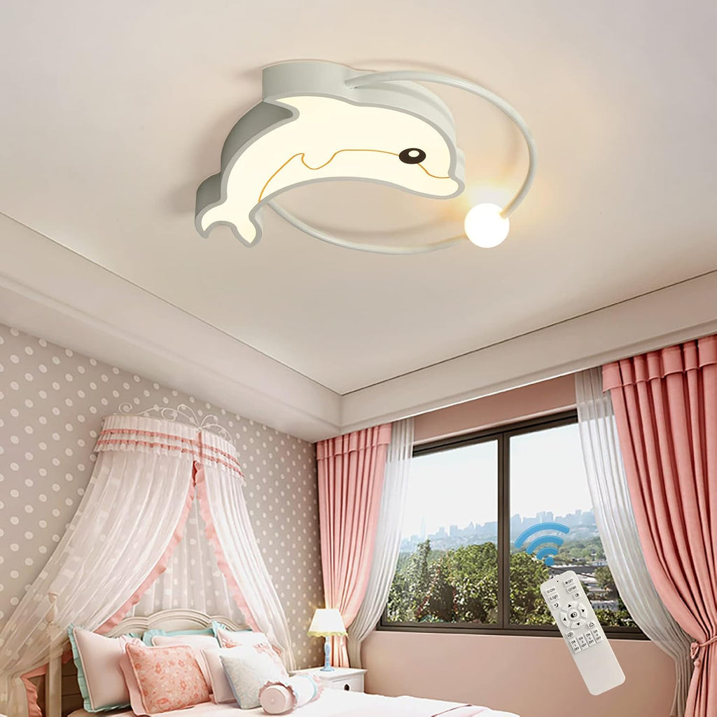 LED Ceiling Light Dimmable, 45W Flush Mount Ceiling Lamp with Remote V385937