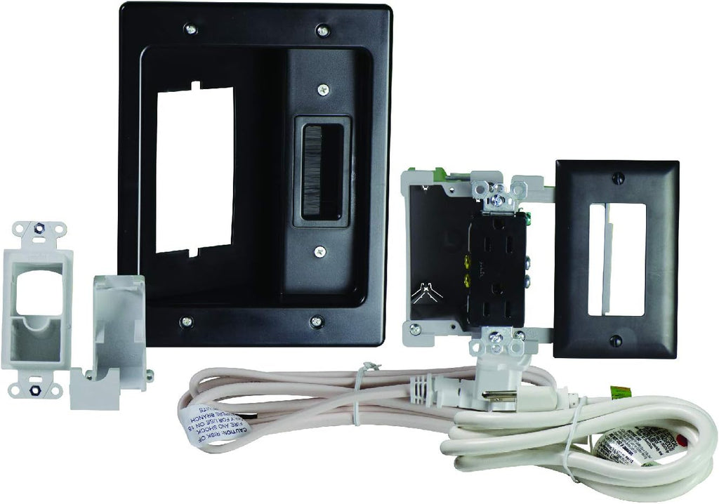 White In Wall TV Power Kit 6ft Length Pack of 2 W517