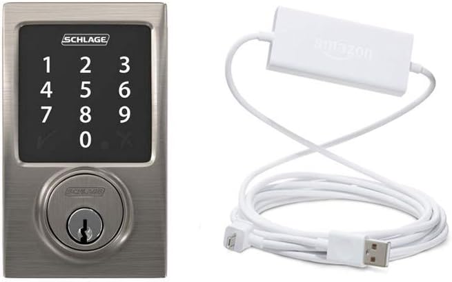 Smart Deadbolt in Satin Nickel, Zigbee Certified U822