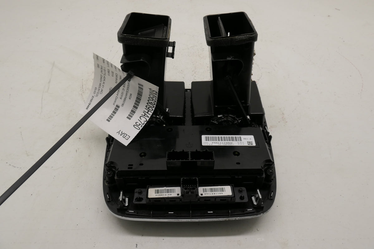 Heater AC Control Panel Bezel D715