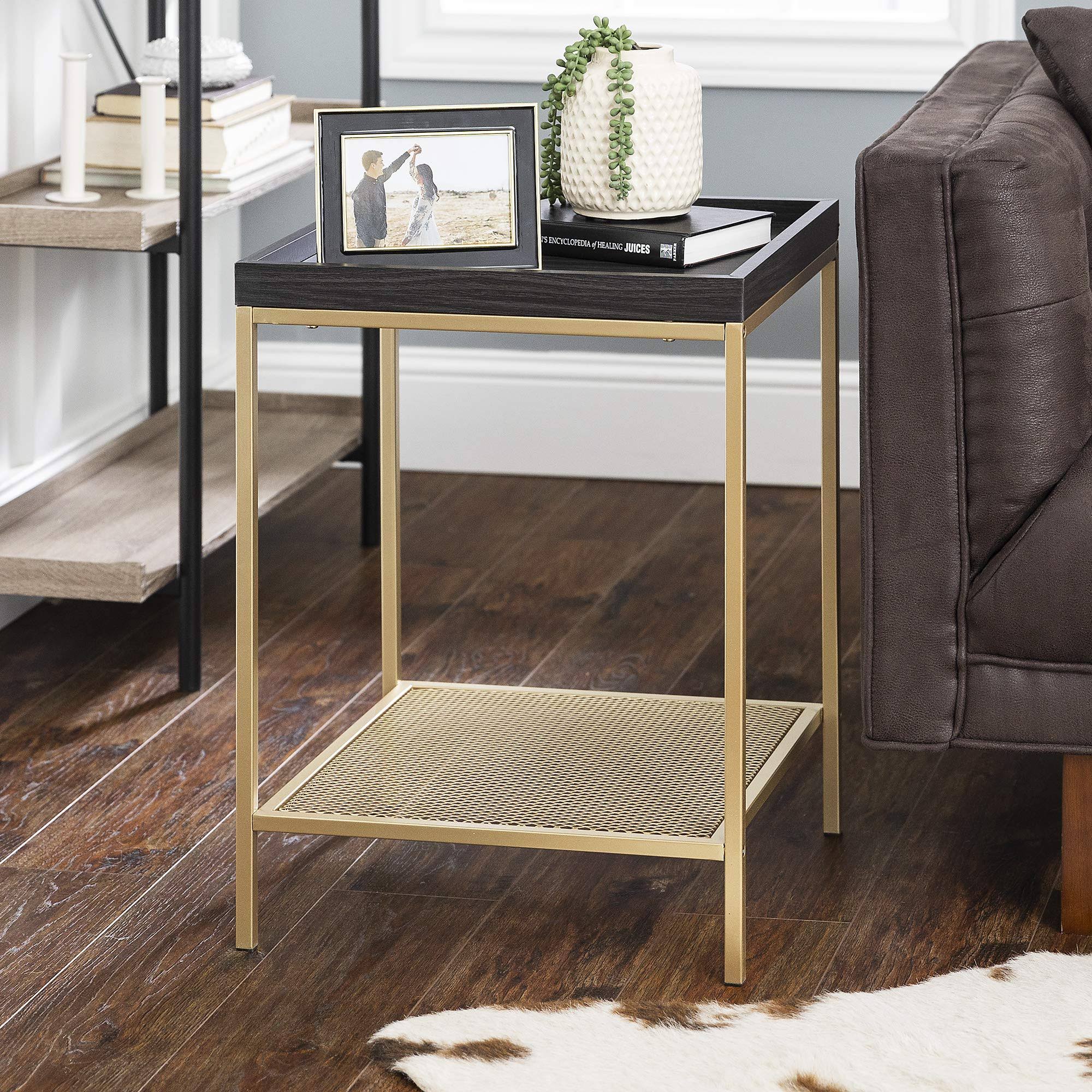 Graphite Square Side Table R163