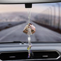 Crystal Car Charm Rearview Mirror Ornament Q365