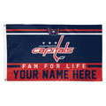 Washington Capitals One-Sided Deluxe Flag V606
