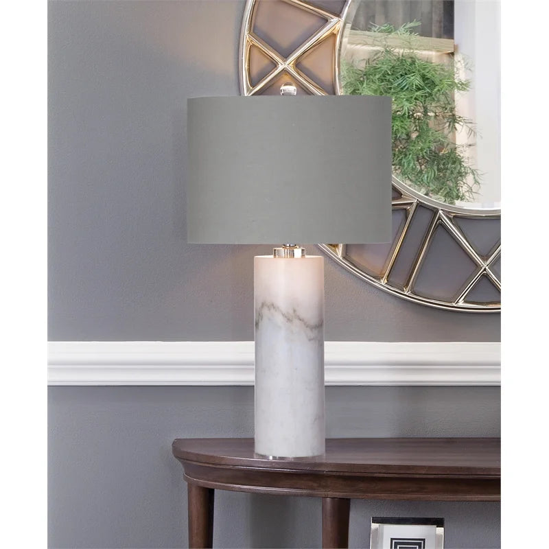 White Marble Table Lamp Z227