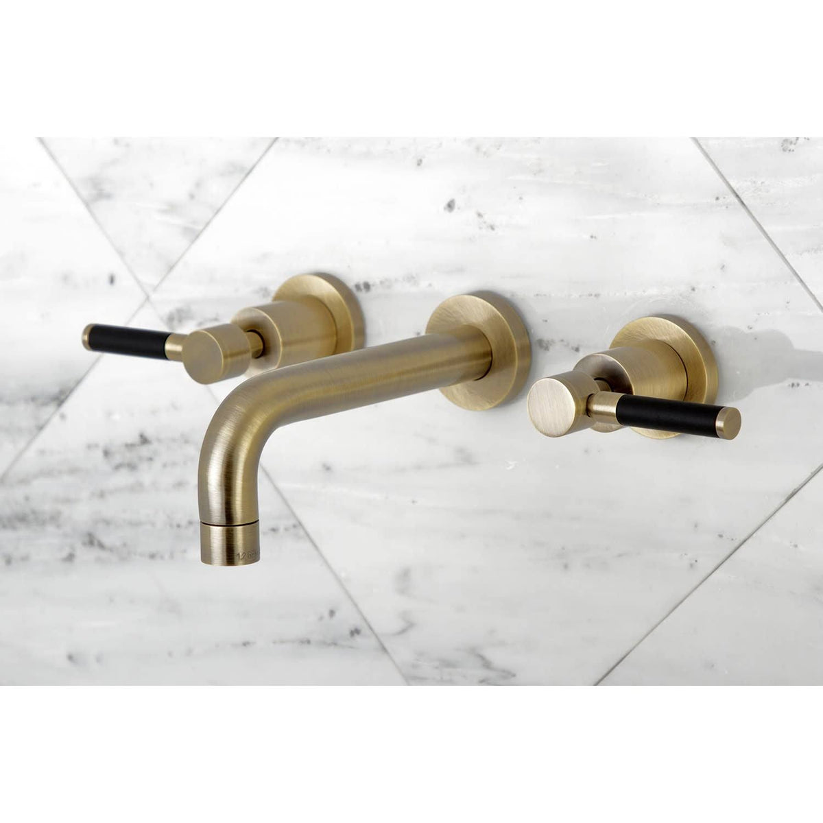 2-Handle Wall Mount Bathroom Faucet, Polished Nickel K7950