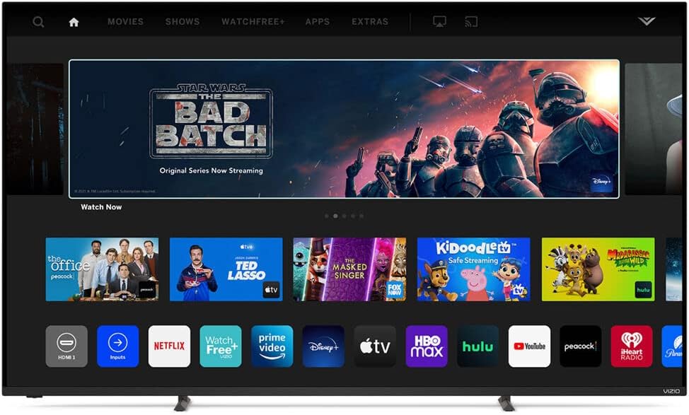 65 Class HDR 4K UHD Smart Quantum Dot LED TV Bundle with TV Wall Mount, Surge Adapter, 2X 6FT 4K HDMI Cable Y968551