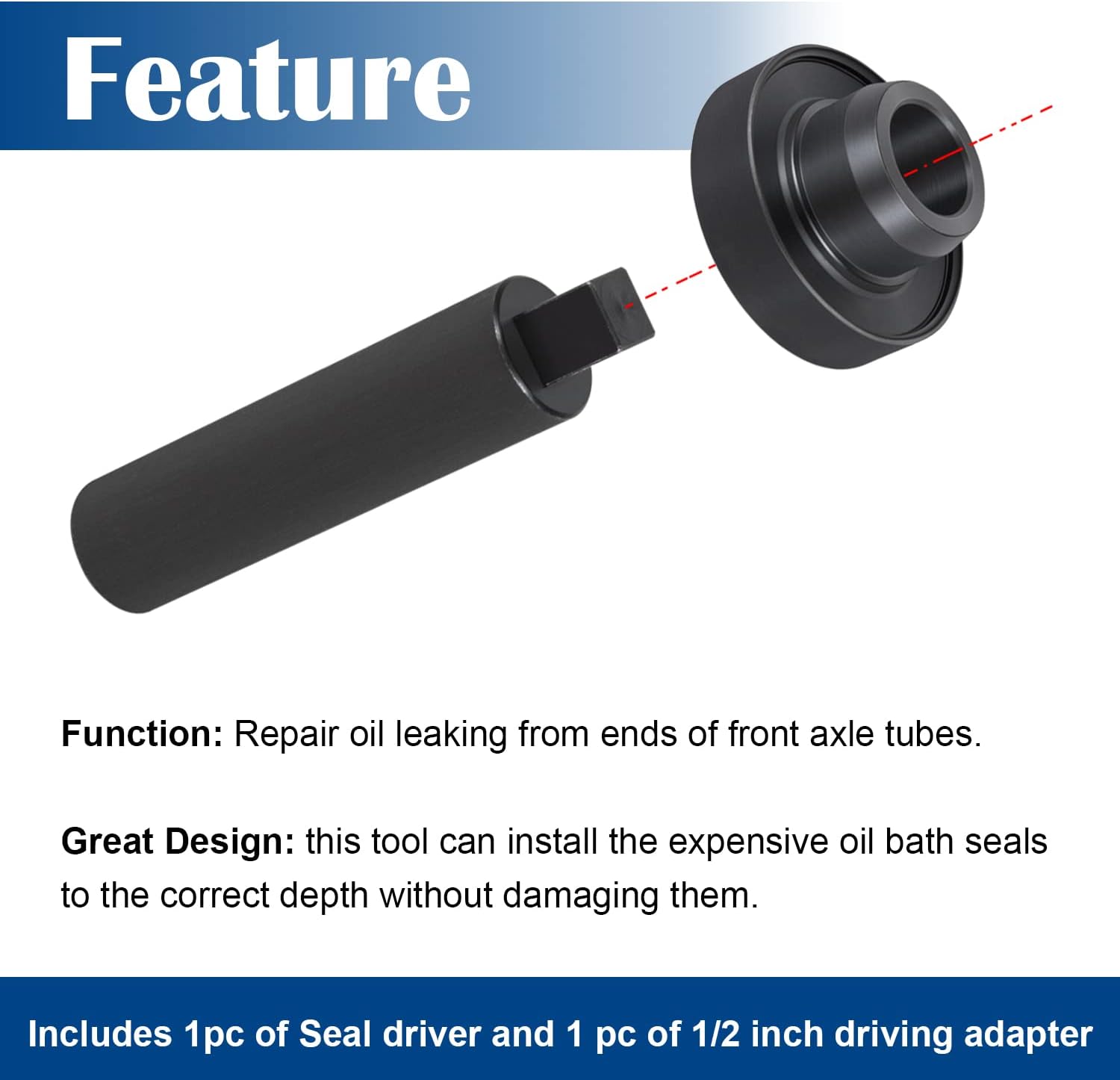 Front Inner Axle Seal Installer Pack of 2 C79079