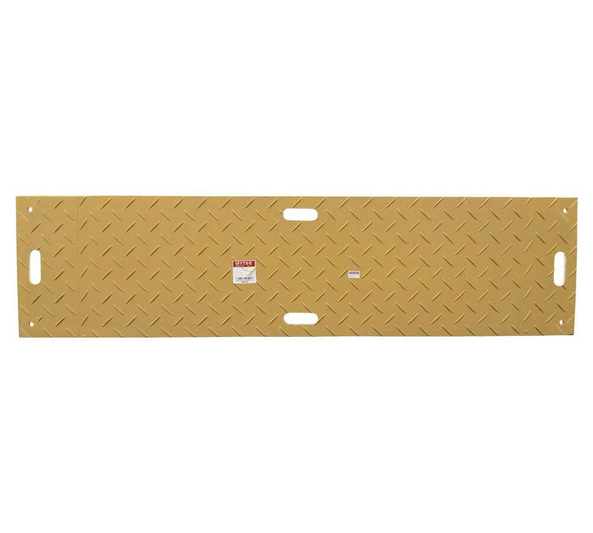 4 Pcs Tan Ground Protection Mats, 2' x 8', Heavy Equipment Mats D273618