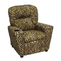 Raven Arbor Cotton Children&s Recliner with Cup Holder A5061