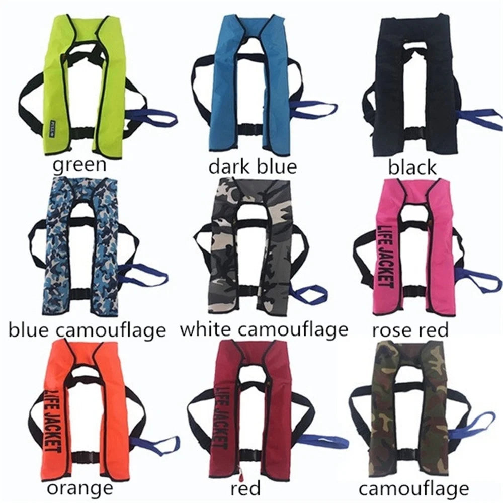 Automatic Inflatable Life Jacket Adult Swim Vest J187