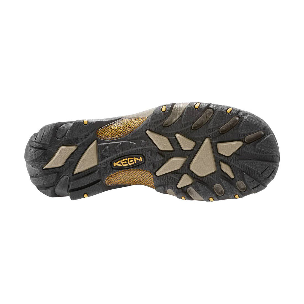 Cascade Brown Golden Yellow Men's Hiking Shoes Size 7.5 Wide L741