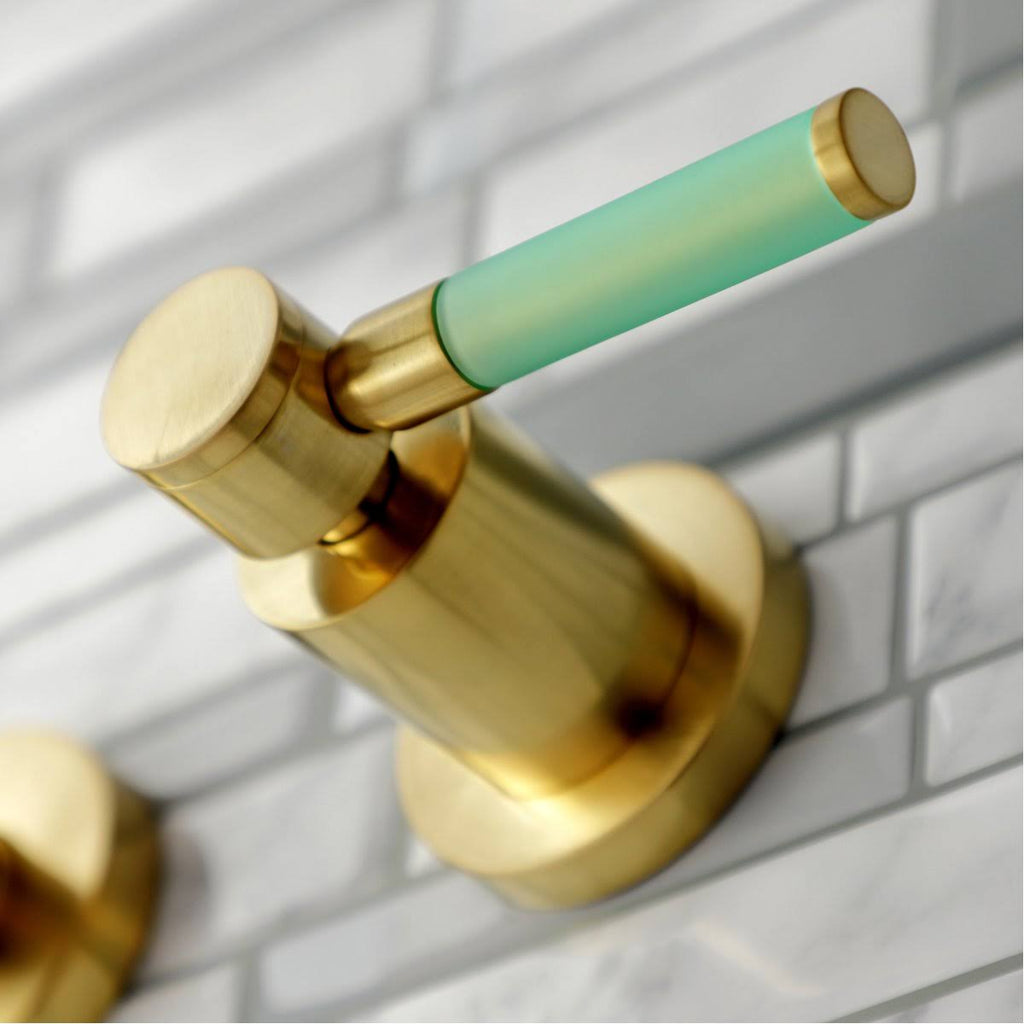 2-Handle Wall Mount Bathroom Faucet, Polished Nickel K7950