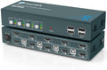 2 Port HDMI 2.0 KVM Switch 4K@60Hz, 4 USB 2.0 Hub, Button Switch Pack of 2 Y8973