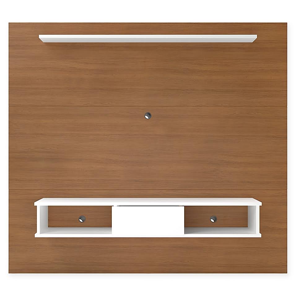 White Floating Entertainment Center S18016