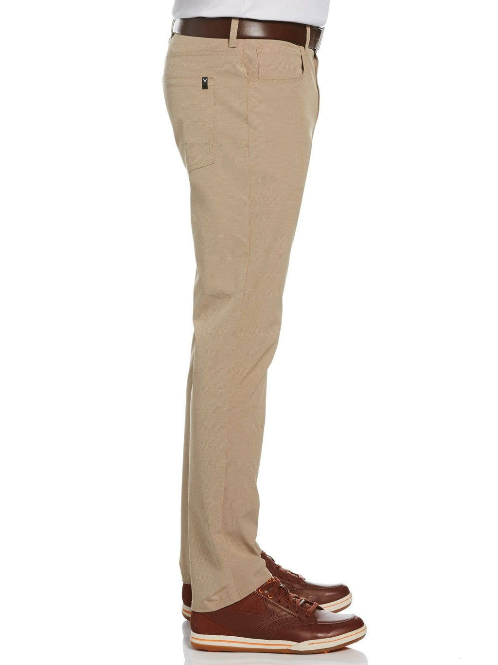 Khaki Heather Beige 5-Pocket Pant C404
