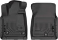 Black Front Floor Liners 2 Pcs X857463