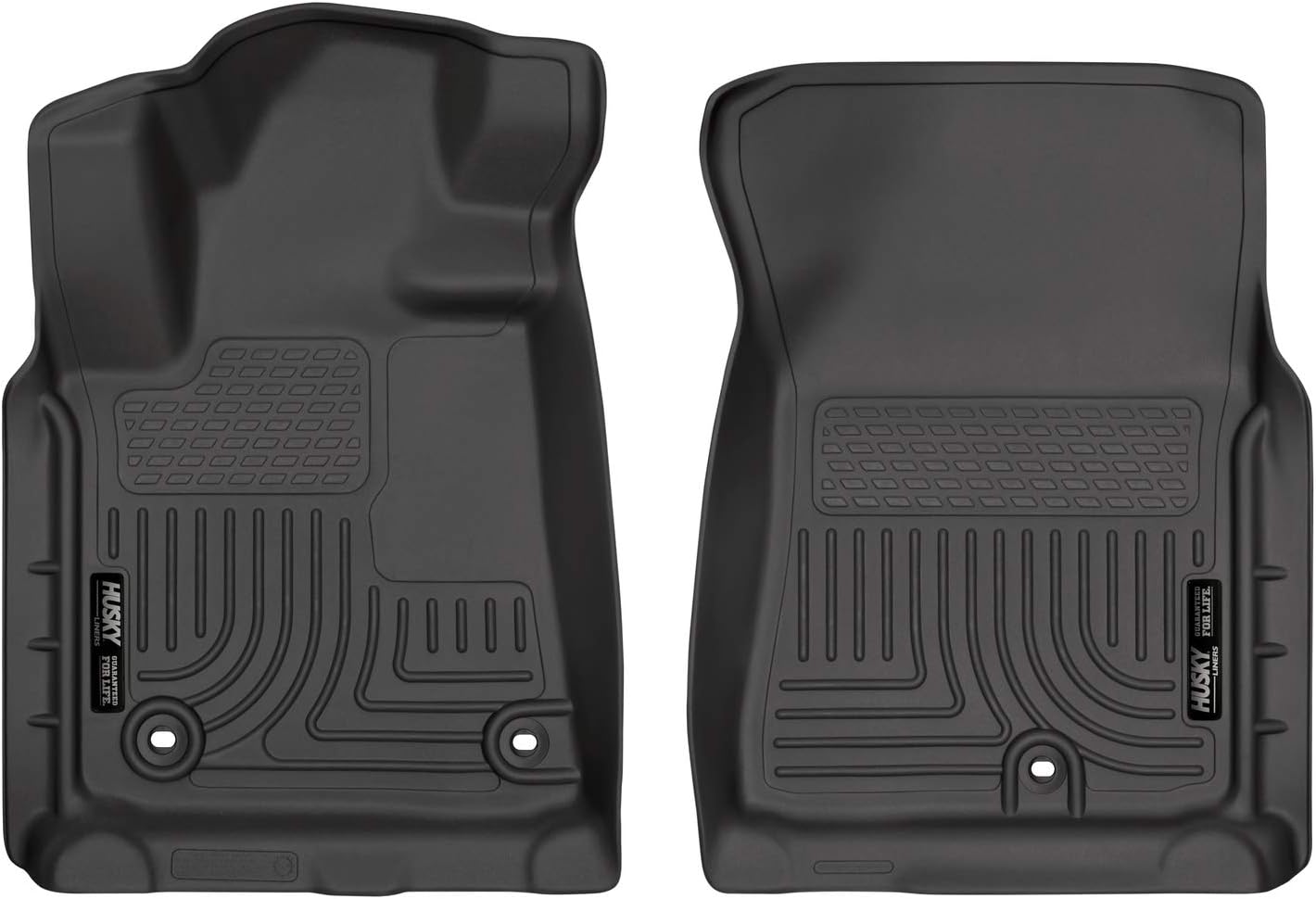Black Front Floor Liners 2 Pcs X857463