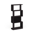 4-Tier Bar Cabinet Cappuccino Brown H6848