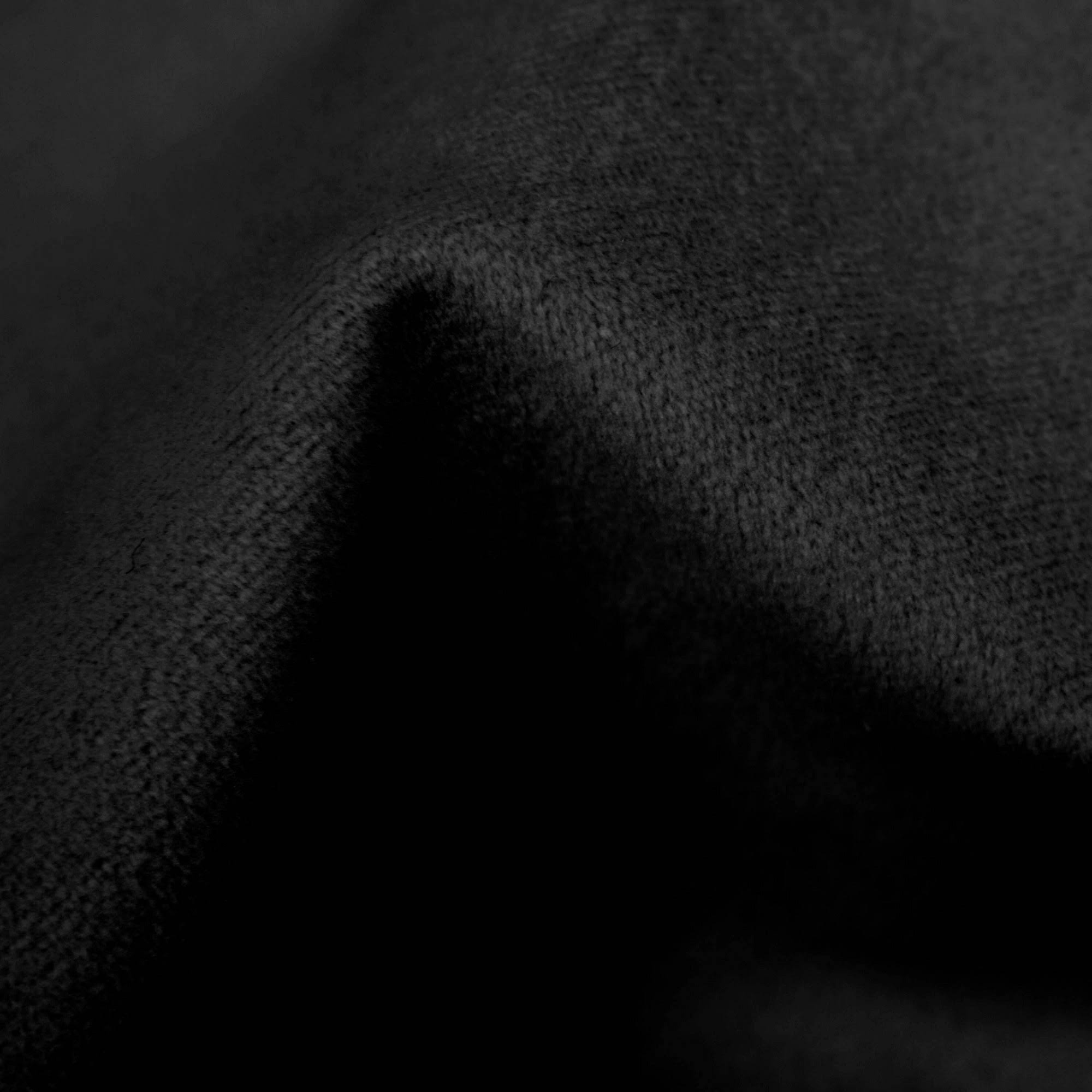 Black Velvet Nailbutton Headboard C4460