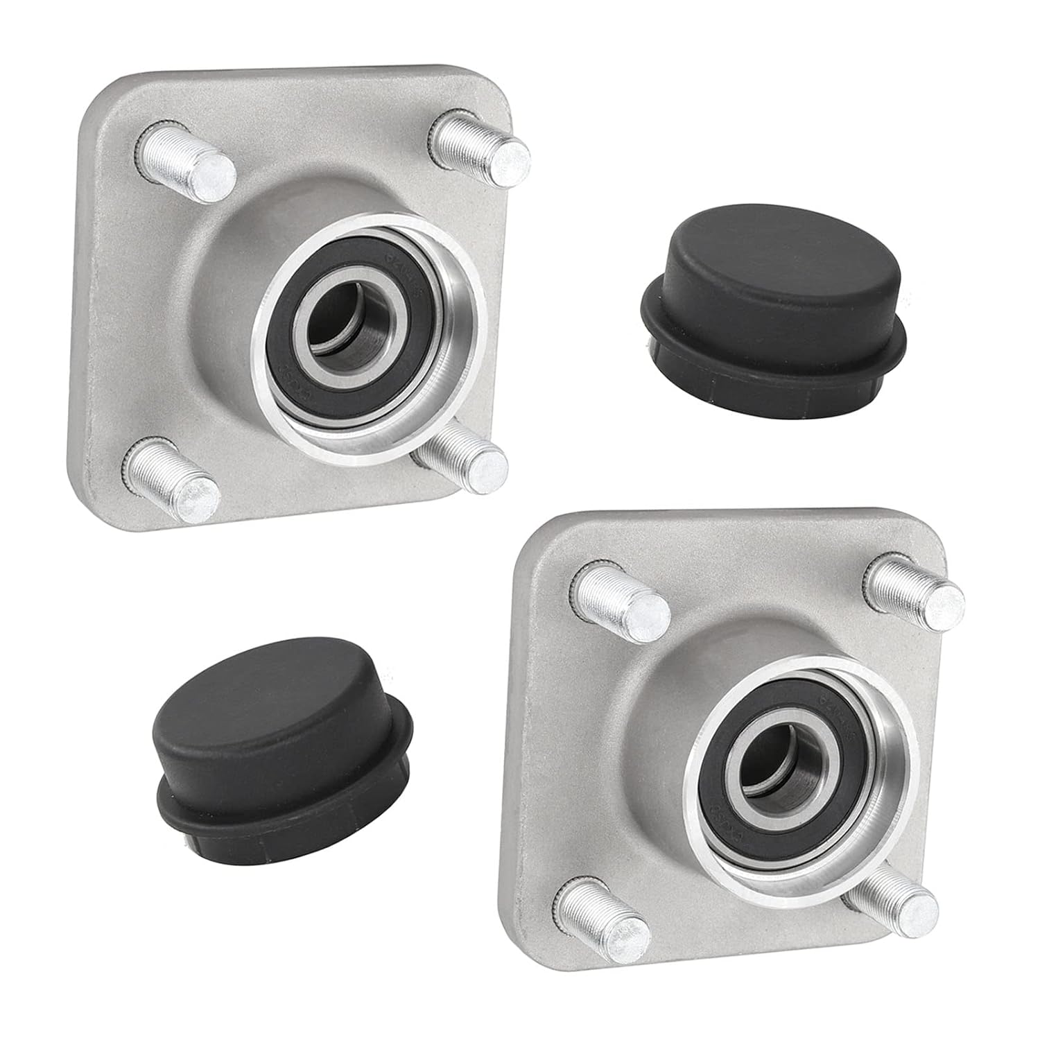 2Pcs Front Wheel Hub Assembly with Bearings X689