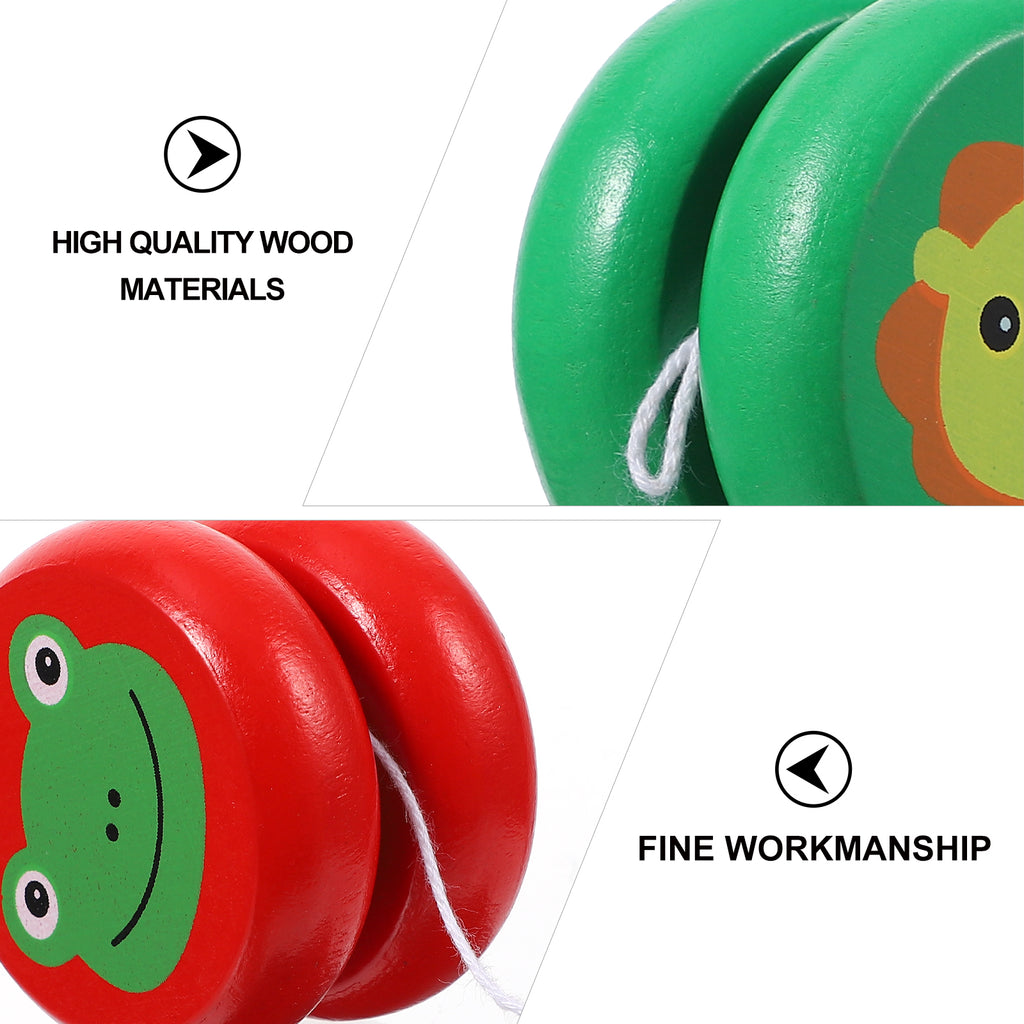 Wooden Yo-yo Childrens Toys Playset F17843