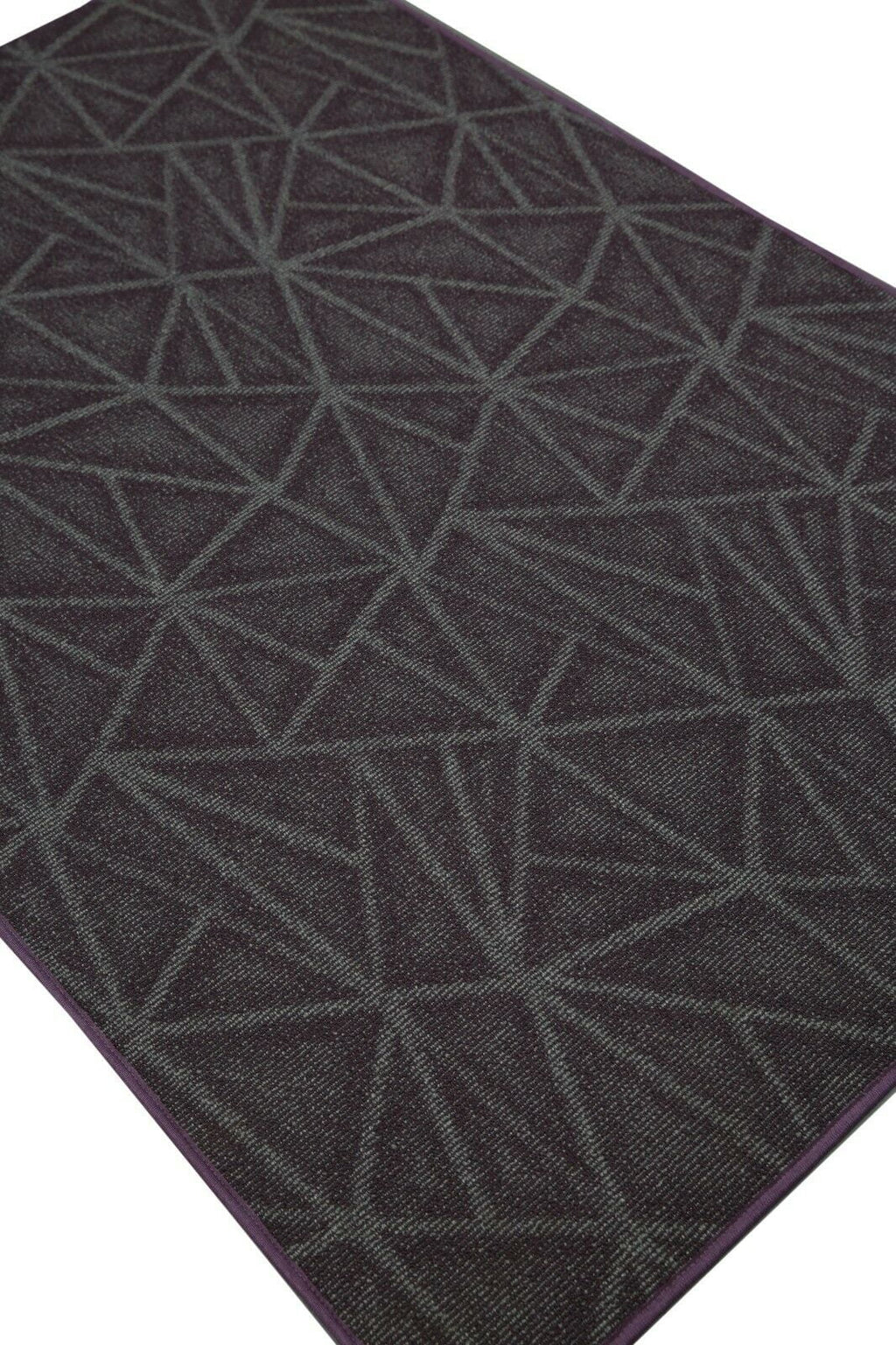 Purple 6' x 12' Solid Color Area Rug K448
