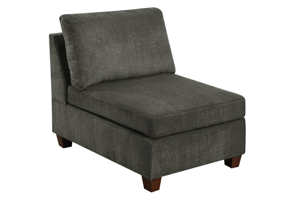 Grey Chenille Modular Sectional 9pc Set N48550