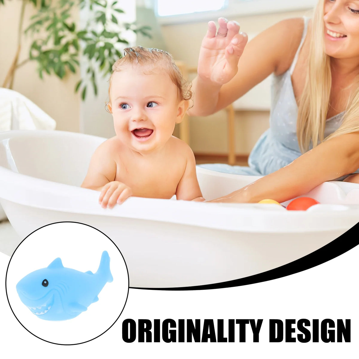 24 Pcs Vinyl Bath Toys C80270