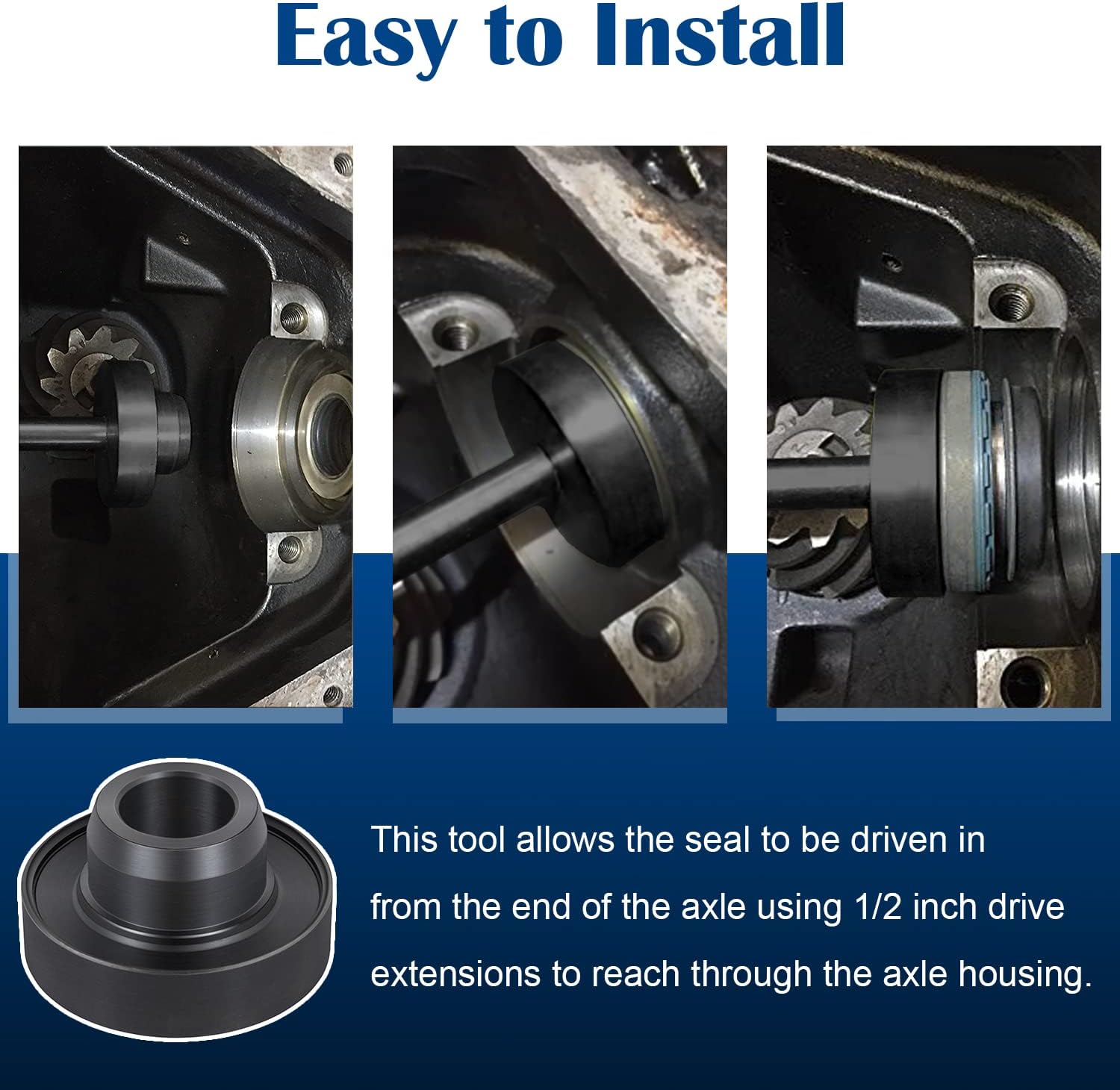 Front Inner Axle Seal Installer Pack of 2 C79079