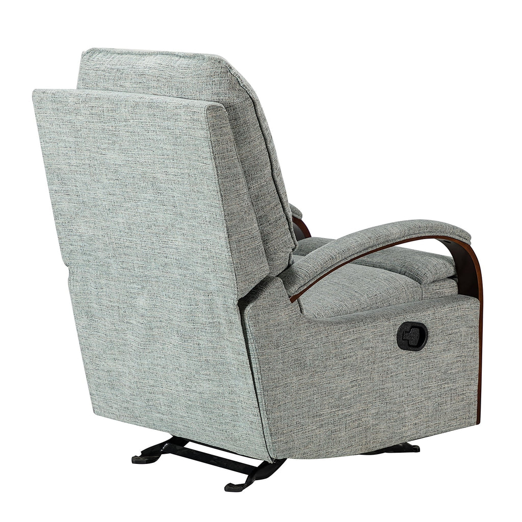 Sage Upholstered Rocking Recliner Chair with Metal Base W9896