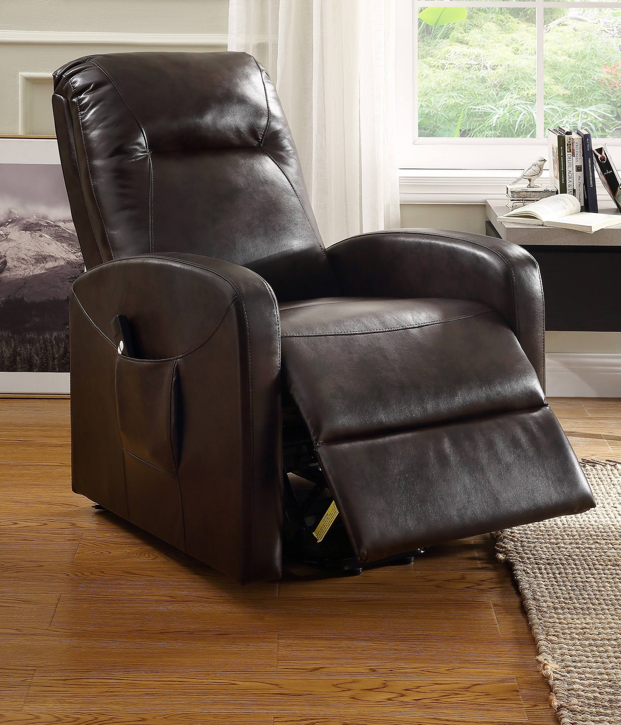 Espresso PU Power Lift Recliner S28591