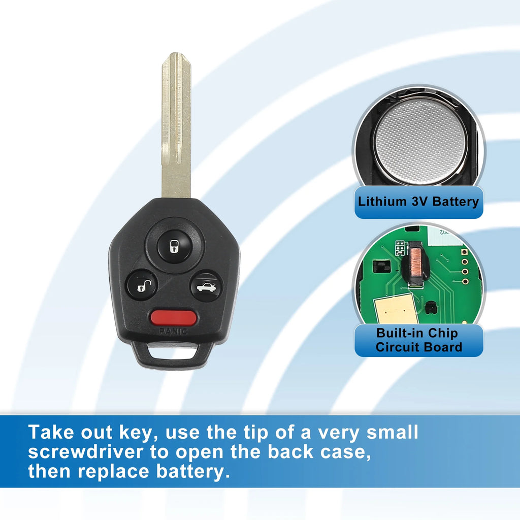 Keyless Entry Remote Control Key Fob 433MHz B539235