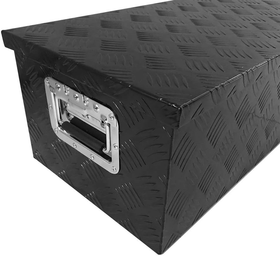 Black Aluminum Truck Bed Storage Toolbox K824