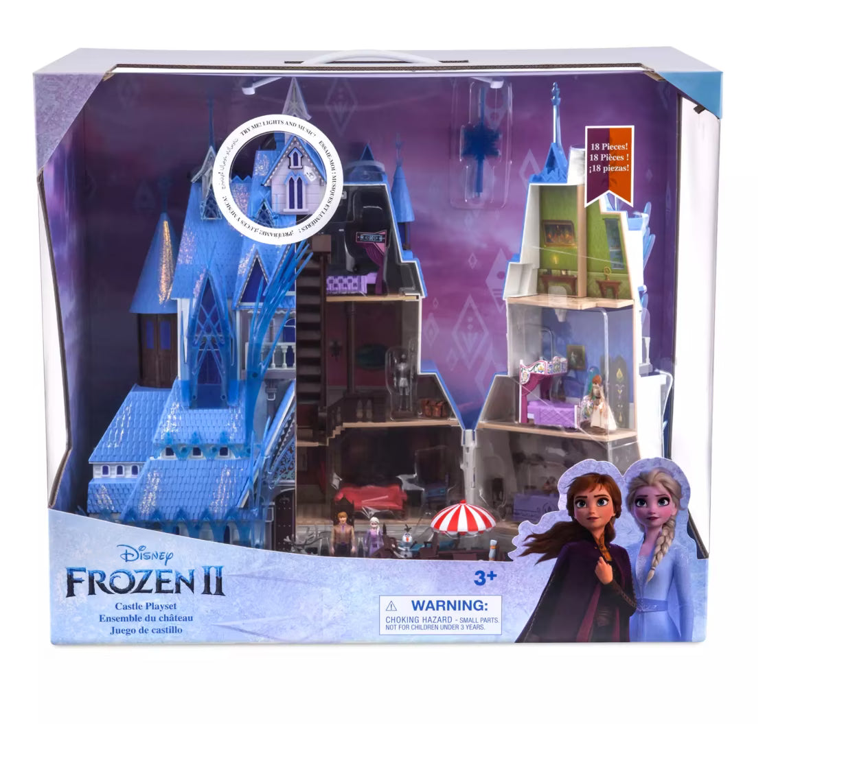 Colorful Light Show and Sounds Castle Playset Toy D639
