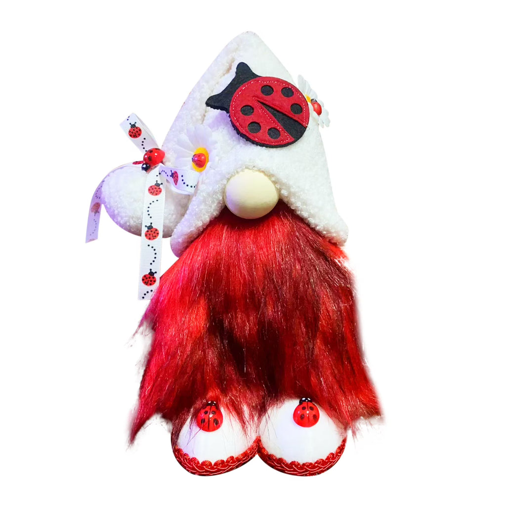 Ladybugs Daisy Big Nose Forest Elder Doll Ornament F843