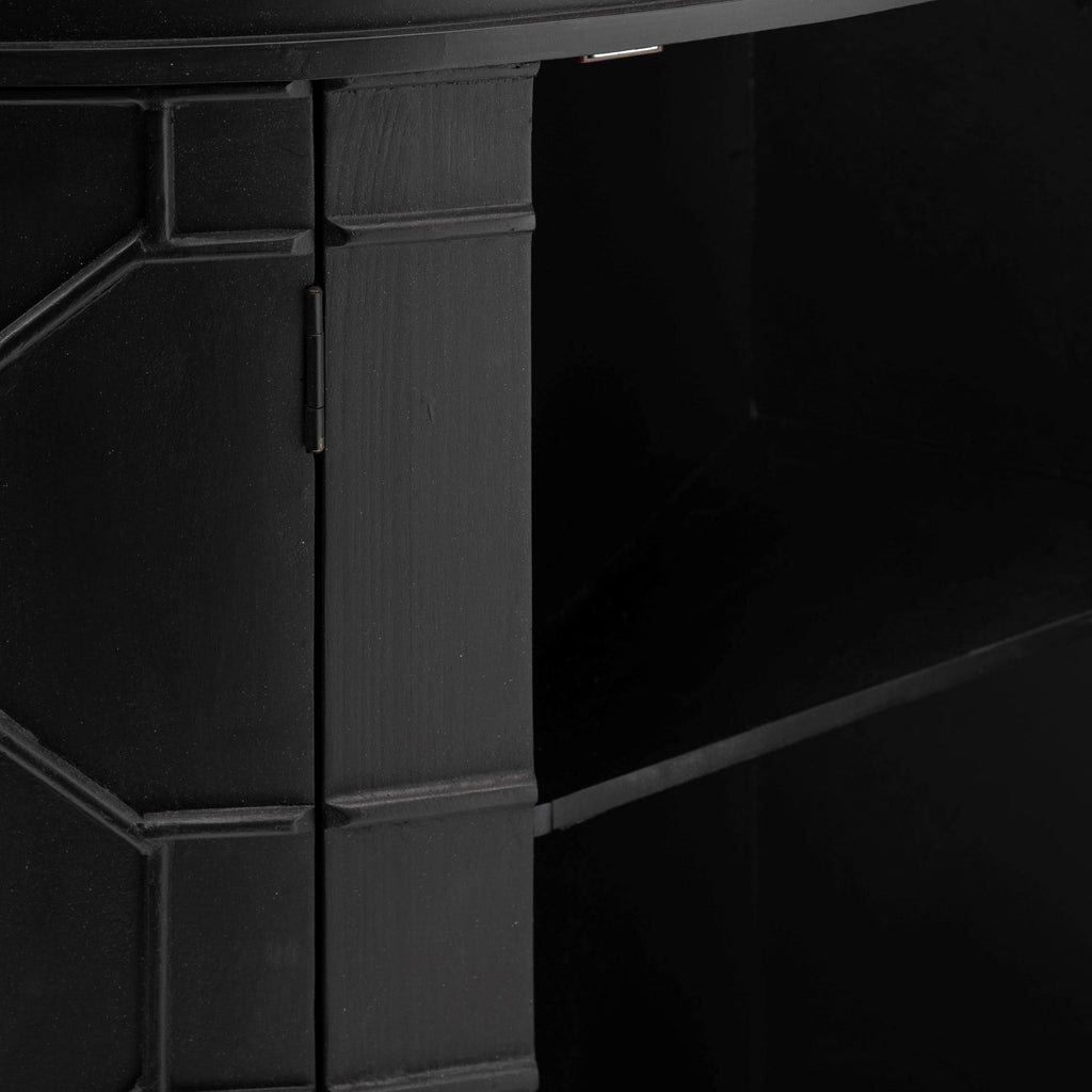 Black Wood Cabinet H30664
