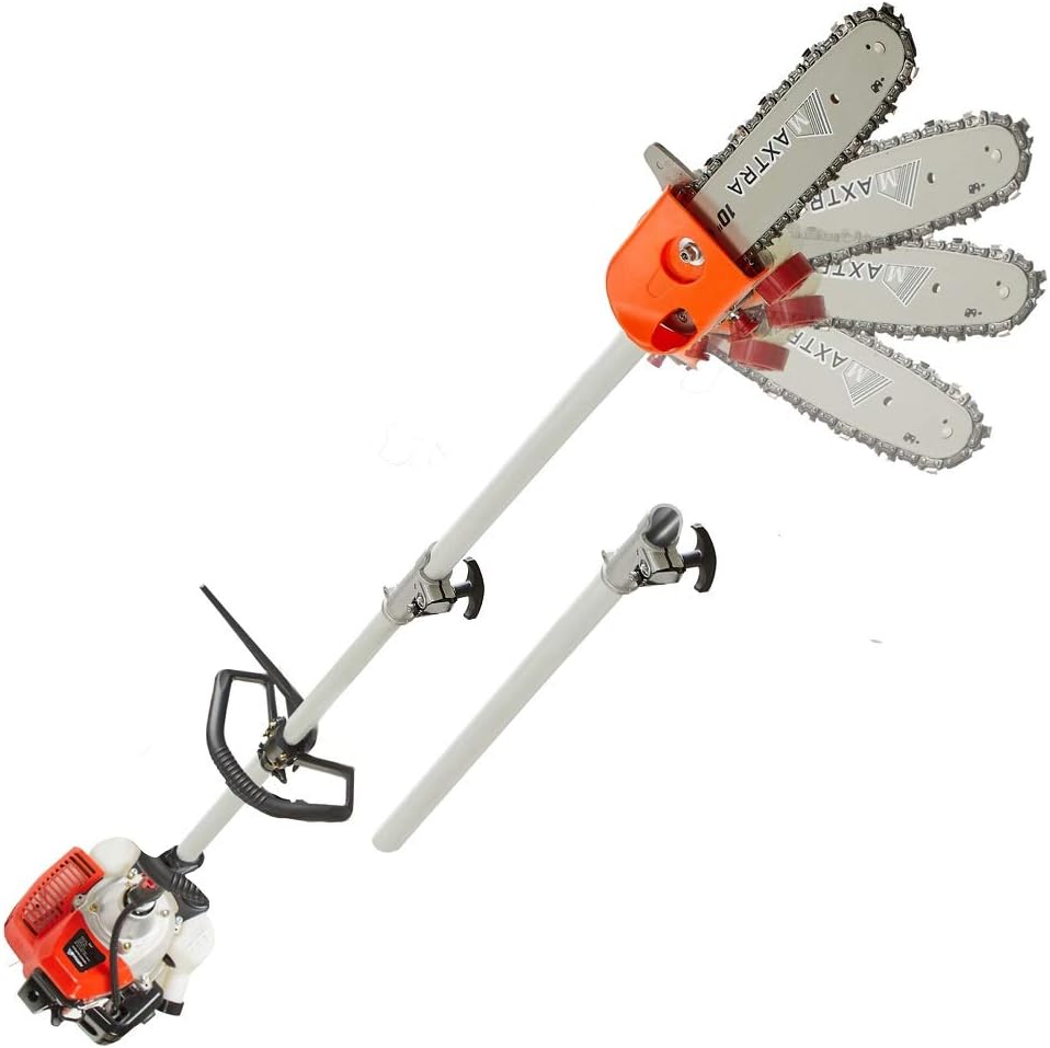 Gas Powered Pole Saw with 3.6ft Extension Pole F109339