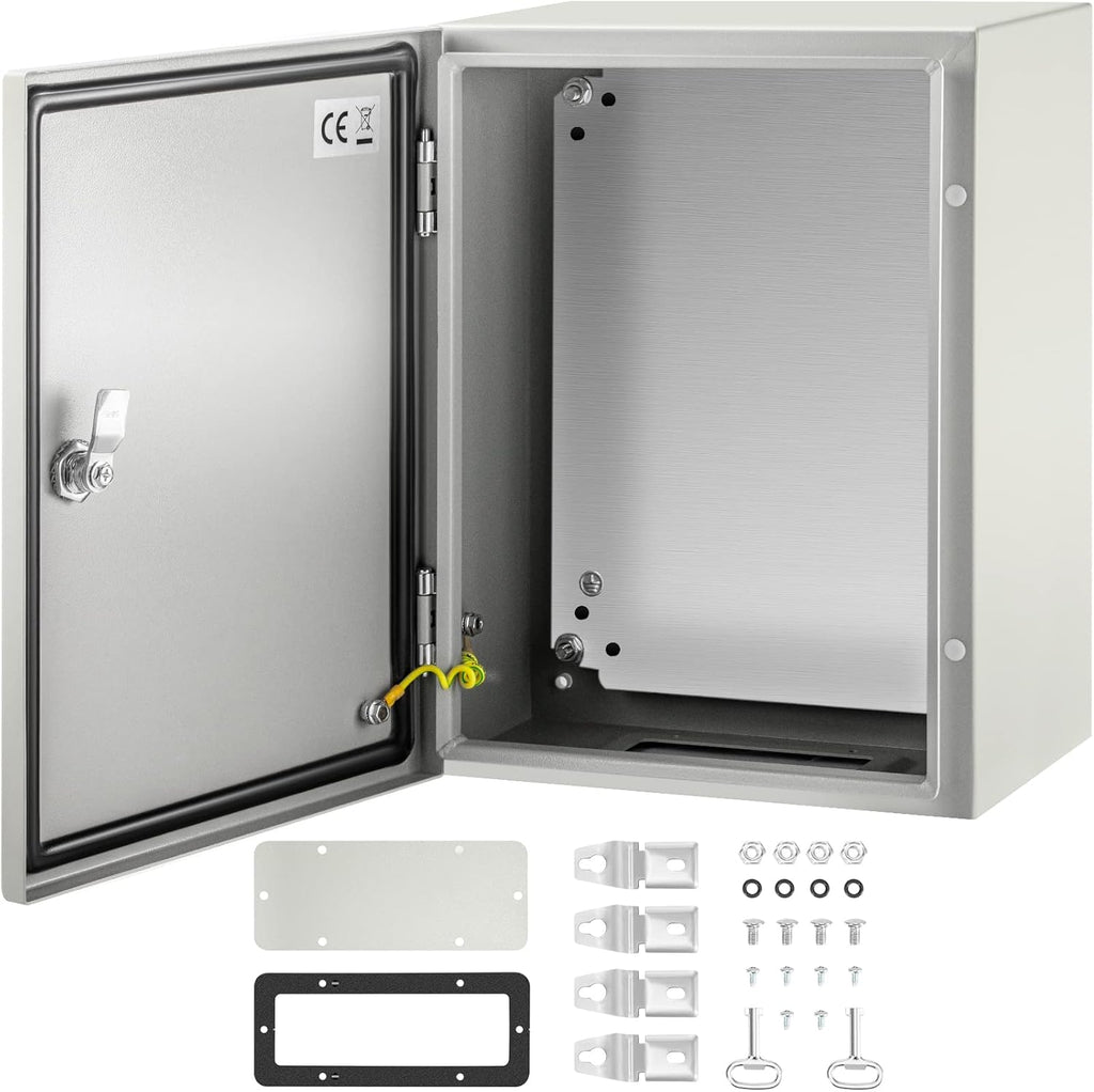 20 x 20 x 6'' NEMA 4X Steel Electrical Box with Mounting Plate S44323