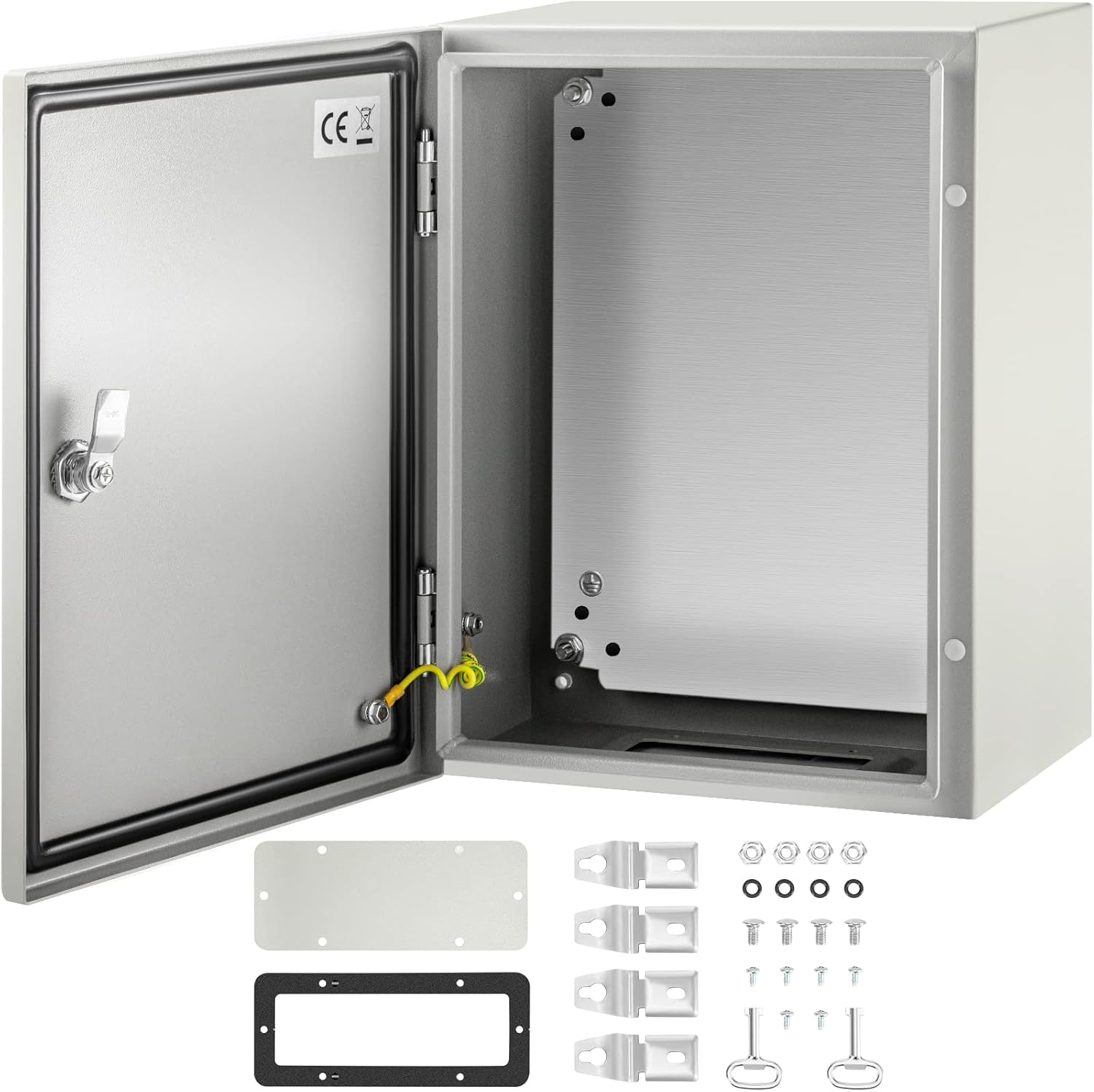 20 x 20 x 6'' NEMA 4X Steel Electrical Box with Mounting Plate S44323