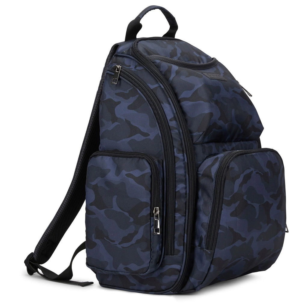 Navy Camo Diaper Bag Backpack with Changing Pad X3286