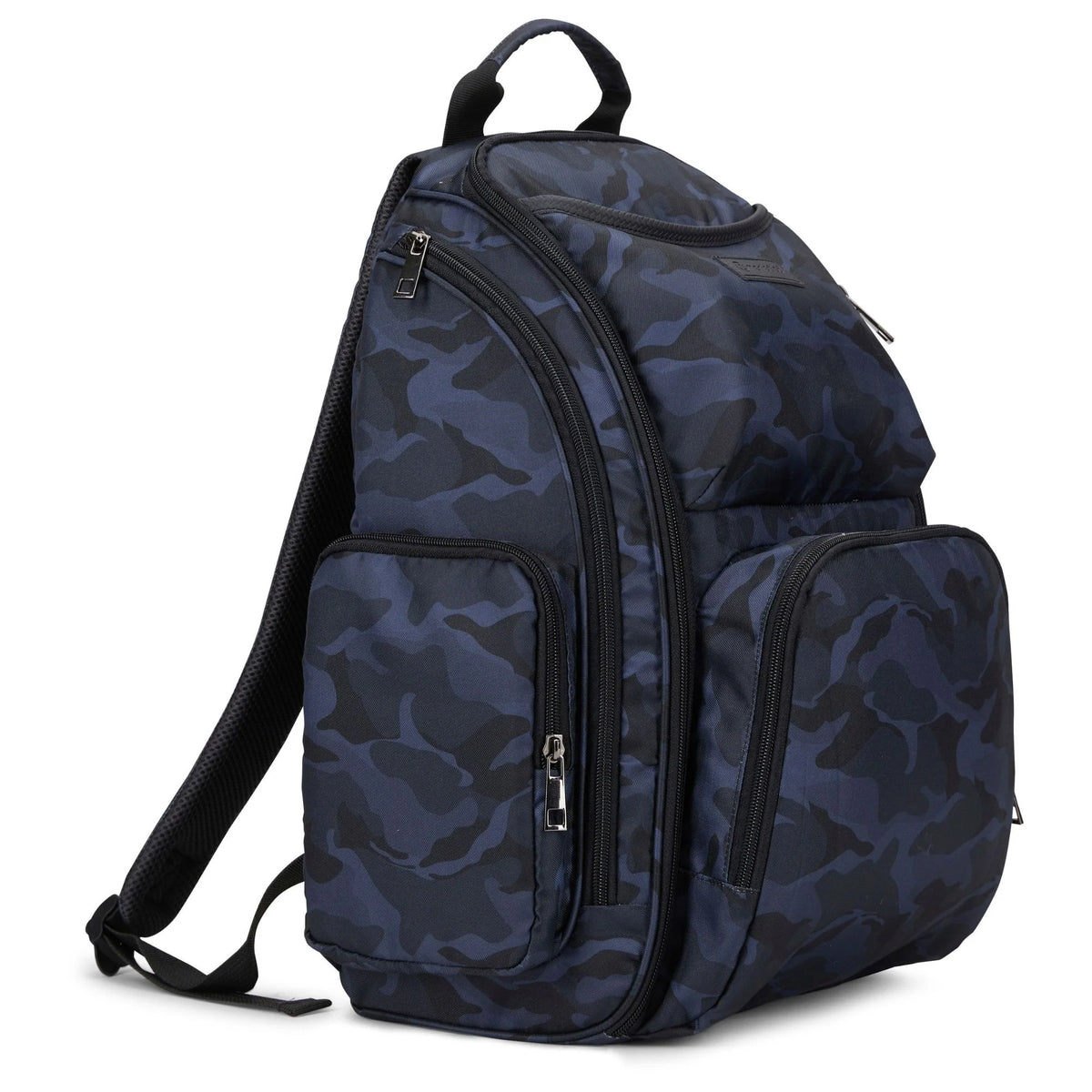 Navy Camo Diaper Bag Backpack with Changing Pad X3286