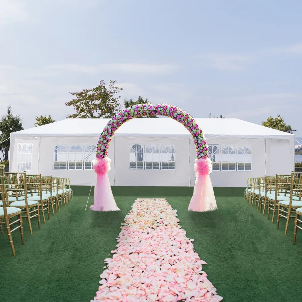 10' x 30' Waterproof Folding Canopy Tent with 5 Removable Sidewalls Z3236